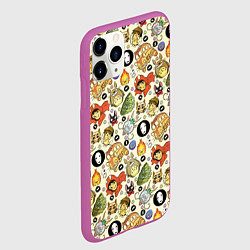 Чехол iPhone 11 Pro матовый Studio Ghibli Hero, цвет: 3D-фиолетовый — фото 2