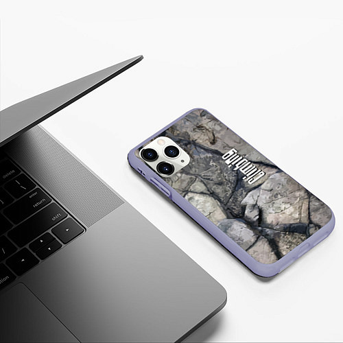 Чехол iPhone 11 Pro матовый Climbing Extreme / 3D-Светло-сиреневый – фото 3