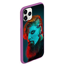 Чехол iPhone 11 Pro матовый James Root - Slipknot - We are Not Your Kind, цвет: 3D-фиолетовый — фото 2