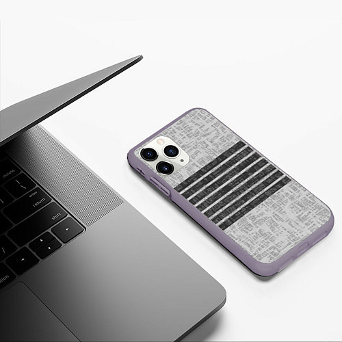 Чехол iPhone 11 Pro матовый Город Коллекция Get inspired! 119-9-32-f2i-sq / 3D-Серый – фото 3