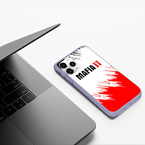 Чехол iPhone 11 Pro матовый Mafia 2 Мафия / 3D-Светло-сиреневый – фото 3