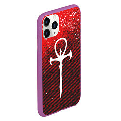 Чехол iPhone 11 Pro матовый The Masquerade Bloodhunt Emblem, цвет: 3D-фиолетовый — фото 2