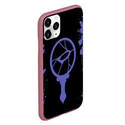 Чехол iPhone 11 Pro матовый Малкавиан The Masquerade Bloodhunt, цвет: 3D-малиновый — фото 2