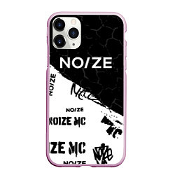 Чехол iPhone 11 Pro матовый Noize mc Паттерн, цвет: 3D-розовый
