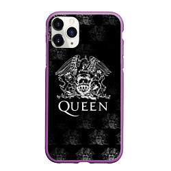 Чехол iPhone 11 Pro матовый Queen pattern