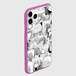 Чехол iPhone 11 Pro матовый О моём происхождении в слизь pattern, цвет: 3D-фиолетовый — фото 2