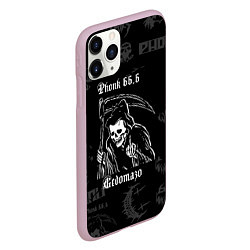 Чехол iPhone 11 Pro матовый Phonk смерть с косой, цвет: 3D-розовый — фото 2