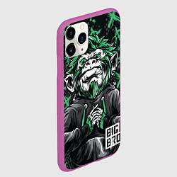 Чехол iPhone 11 Pro матовый Большой братан, цвет: 3D-фиолетовый — фото 2