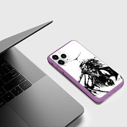 Чехол iPhone 11 Pro матовый МАЛЕНИЯ ELDEN RING ЭЛДЕН РИНГ, цвет: 3D-фиолетовый — фото 2