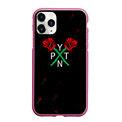 Чехол iPhone 11 Pro матовый ТИКТОКЕР - PAYTON MOORMEIE - ROSE, цвет: 3D-малиновый