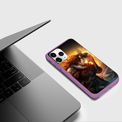 Чехол iPhone 11 Pro матовый MALENIA - МАЛЕНИЯ ELDEN RING ЕЛДЕН РИНГ, цвет: 3D-фиолетовый — фото 2