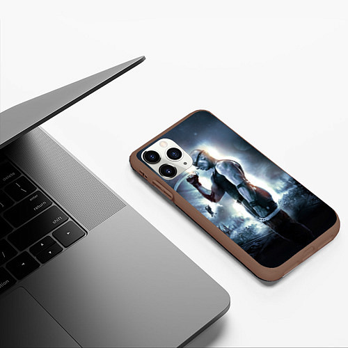 Чехол iPhone 11 Pro матовый Riddick / 3D-Коричневый – фото 3