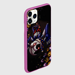Чехол iPhone 11 Pro матовый Five Nights at Freddys: Security Breach Луна патте, цвет: 3D-фиолетовый — фото 2