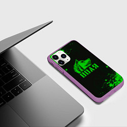 Чехол iPhone 11 Pro матовый S T A L K E R СВОБОДА, цвет: 3D-фиолетовый — фото 2
