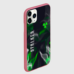 Чехол iPhone 11 Pro матовый S T A L K E R 2 пламя, цвет: 3D-малиновый — фото 2