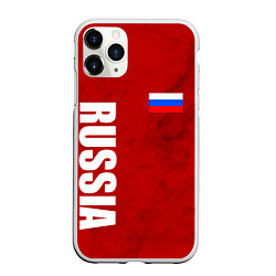 Чехол iPhone 11 Pro матовый RUSSIA - RED EDITION - SPORTWEAR