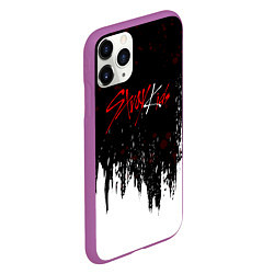 Чехол iPhone 11 Pro матовый Stray kids - changbin, цвет: 3D-фиолетовый — фото 2