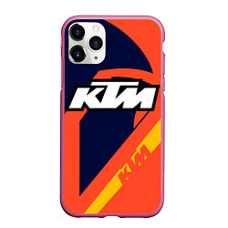 Чехол iPhone 11 Pro матовый KTM VINTAGE SPORTWEAR, цвет: 3D-малиновый