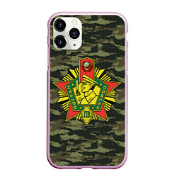 Чехол iPhone 11 Pro матовый КГБ СССР USSR, цвет: 3D-розовый