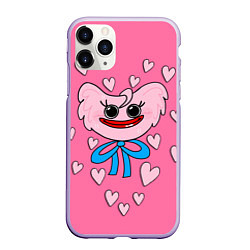 Чехол iPhone 11 Pro матовый POPPY PLAYTIME - KISSY MISSY, цвет: 3D-светло-сиреневый