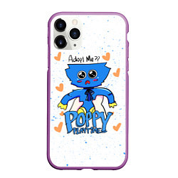 Чехол iPhone 11 Pro матовый POPPY PLAYTIME - KISSY MISSY КИССИ МИССИ, цвет: 3D-фиолетовый