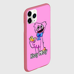 Чехол iPhone 11 Pro матовый POPPY PLAYTIME - КИССИ МИССИ МАШЕТ РУКОЙ, цвет: 3D-малиновый — фото 2