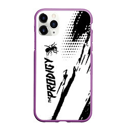 Чехол iPhone 11 Pro матовый The prodigy - логотип, цвет: 3D-фиолетовый