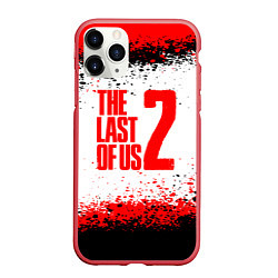 Чехол iPhone 11 Pro матовый The last of us 2 - зе ласт оф ас 2, цвет: 3D-красный