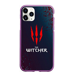 Чехол iPhone 11 Pro матовый THE WITCHER - ВЕДЬМАК КРАСНЫЕ КОГТИ