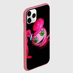 Чехол iPhone 11 Pro матовый POPPY PLAYTIME - Mommy long legs - Мама длинные но, цвет: 3D-малиновый — фото 2
