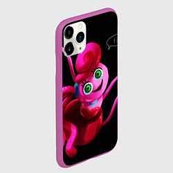 Чехол iPhone 11 Pro матовый POPPY PLAYTIME - Mommy long legs Мама длинные ноги, цвет: 3D-фиолетовый — фото 2