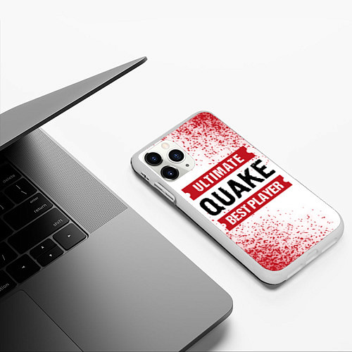 Чехол iPhone 11 Pro матовый Quake Ultimate / 3D-Белый – фото 3