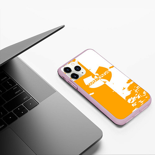 Чехол iPhone 11 Pro матовый Wu-tang clan два цвета / 3D-Розовый – фото 3