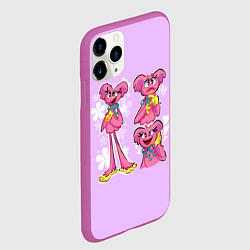Чехол iPhone 11 Pro матовый РАЗНАЯ КИССИ МИССИ KISSY MISSY, цвет: 3D-фиолетовый — фото 2