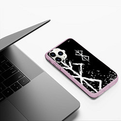 Чехол iPhone 11 Pro матовый КЛЕЙМО ЖЕРТВЫ - БЕРСЕРК, цвет: 3D-розовый — фото 2
