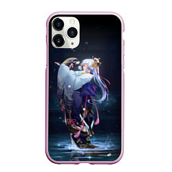 Чехол iPhone 11 Pro матовый АЯКА-AYAKA ТАНЕЦ, цвет: 3D-розовый