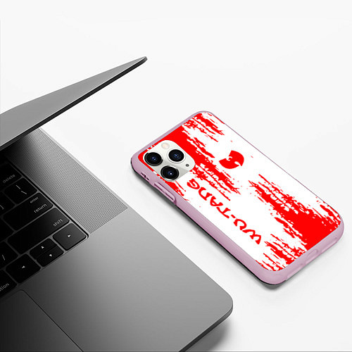 Чехол iPhone 11 Pro матовый Wu-Tang Clan ву танг клан / 3D-Розовый – фото 3