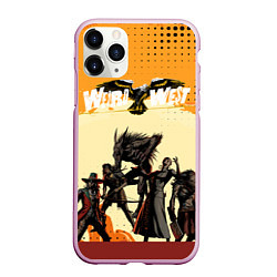 Чехол iPhone 11 Pro матовый Weird West, цвет: 3D-розовый