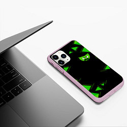 Чехол iPhone 11 Pro матовый GreenMini HuggyWuggyPoppy Playtime, цвет: 3D-розовый — фото 2