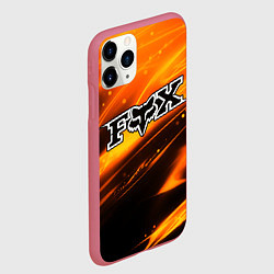 Чехол iPhone 11 Pro матовый FOX RACING - ФОКС СИЯНИЕ, цвет: 3D-малиновый — фото 2
