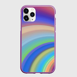 Чехол iPhone 11 Pro матовый Все цвета радуги