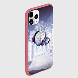Чехол iPhone 11 Pro матовый Genshin Impact - Qiqi, цвет: 3D-малиновый — фото 2