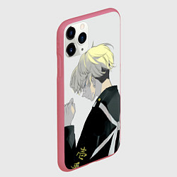 Чехол iPhone 11 Pro матовый Тифую Мацуно, цвет: 3D-малиновый — фото 2