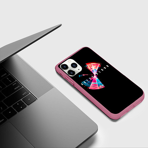 Чехол iPhone 11 Pro матовый Typhoons - Royal Blood / 3D-Малиновый – фото 3