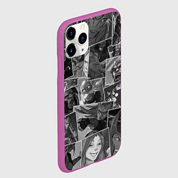 Чехол iPhone 11 Pro матовый Дота 2 паттерн, цвет: 3D-фиолетовый — фото 2
