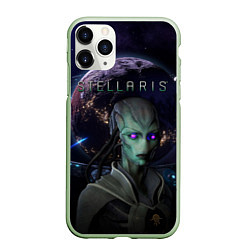 Чехол iPhone 11 Pro матовый STELLARIS СТЕЛЛАРИС, цвет: 3D-салатовый