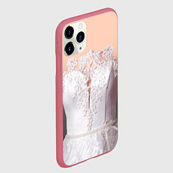 Чехол iPhone 11 Pro матовый Свадебный корсер, цвет: 3D-малиновый — фото 2