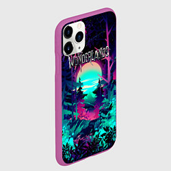 Чехол iPhone 11 Pro матовый WONDERLANDS Легендарный Лес, цвет: 3D-фиолетовый — фото 2