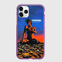 Чехол iPhone 11 Pro матовый Deadly Sting - Scorpions, цвет: 3D-фиолетовый