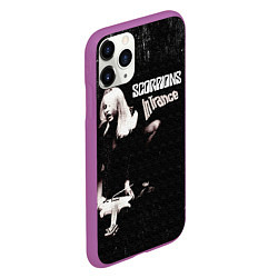 Чехол iPhone 11 Pro матовый In Trance - Scorpions, цвет: 3D-фиолетовый — фото 2